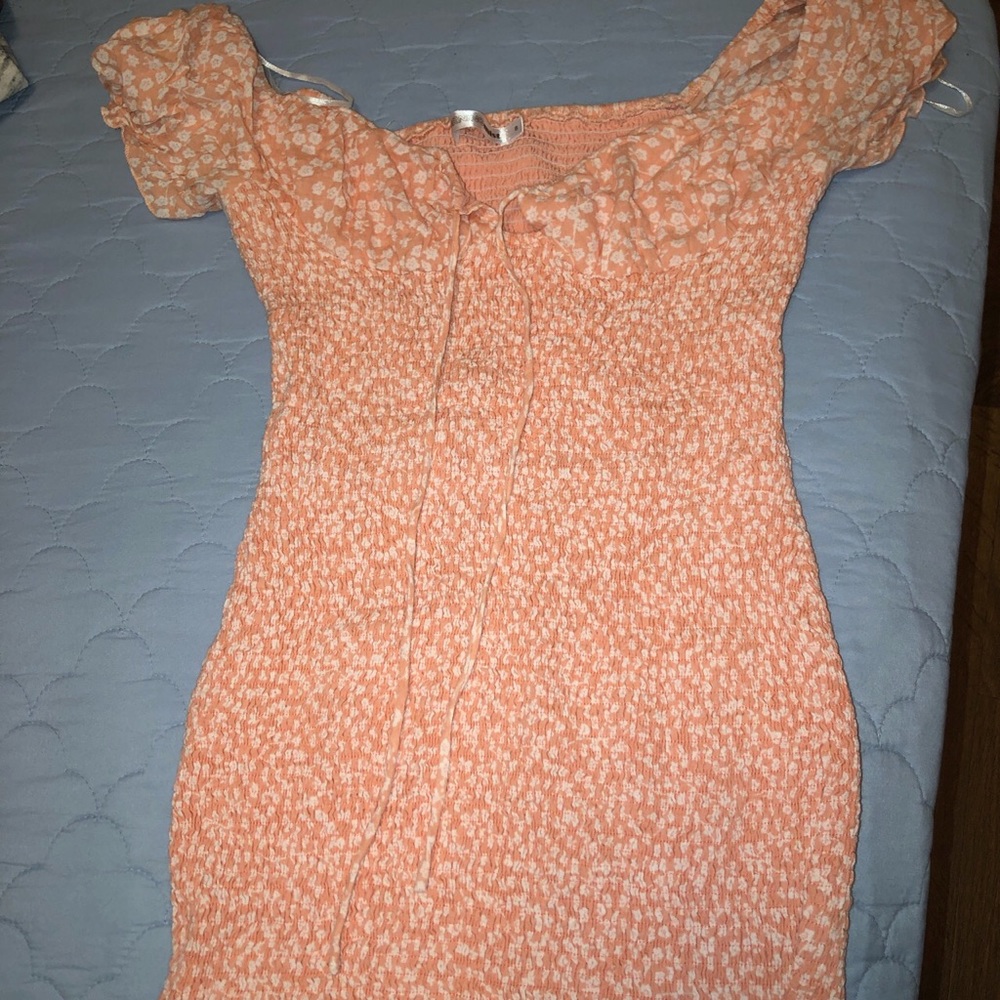 Morning mist mini dress